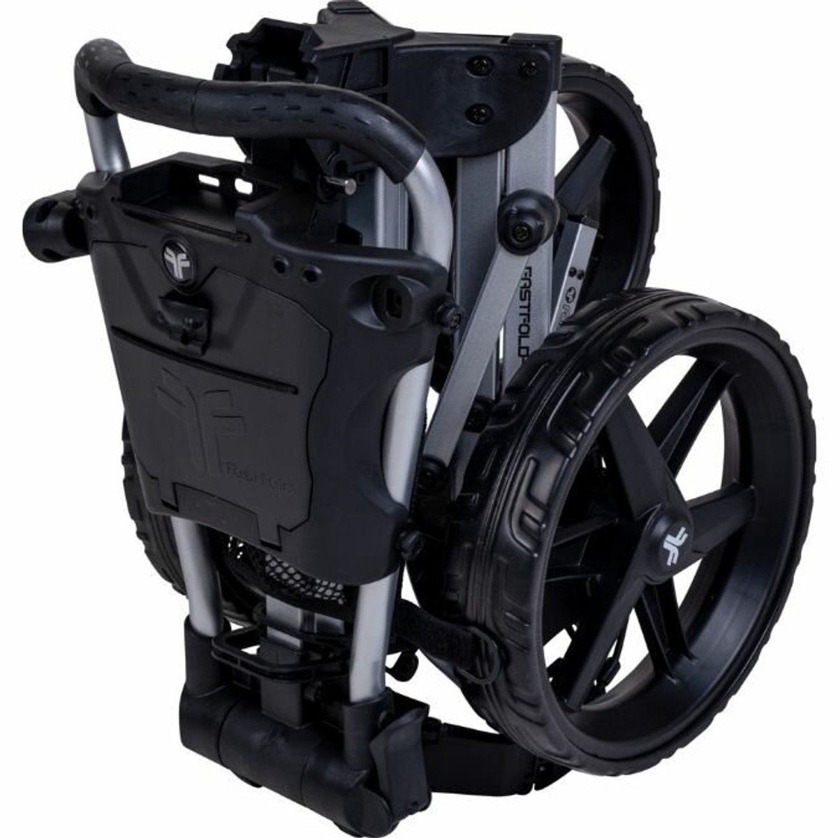 Fastfold Smart Golftrolley - Zilver - Model 2025