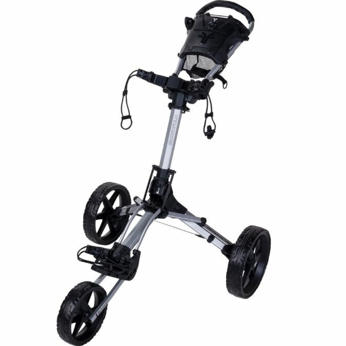 Fastfold Smart Golftrolley - Zilver - Model 2025