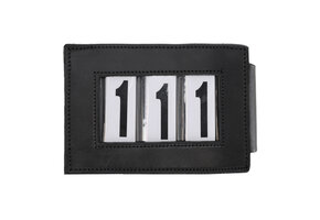 QHP Nummerhouder Clip - Zwart