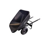 Equiroyal - Kruiwagen - Dubbele wielen - 220L inhoud - Met kiepfunctie - Extra stevig