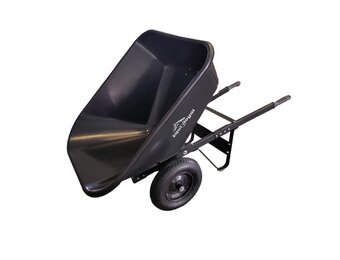 Equiroyal - Kruiwagen - Dubbele wielen - 220L inhoud - Met kiepfunctie - Extra stevig