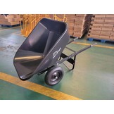 Equiroyal - Kruiwagen - Dubbele wielen - 220L inhoud - Met kiepfunctie - Extra stevig