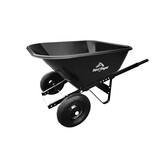 Equiroyal - Kruiwagen - Dubbele wielen - 220L inhoud - Met kiepfunctie - Extra stevig