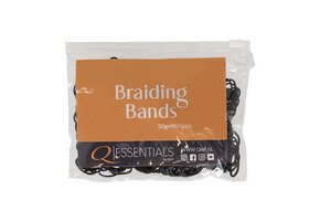 QHP Invlechtelastiekjes - Zwart