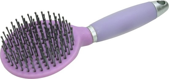 HB Soft Gel Staart & Manenborstel - Zwart