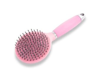 HB Soft Gel Staart & Manenborstel - Roze