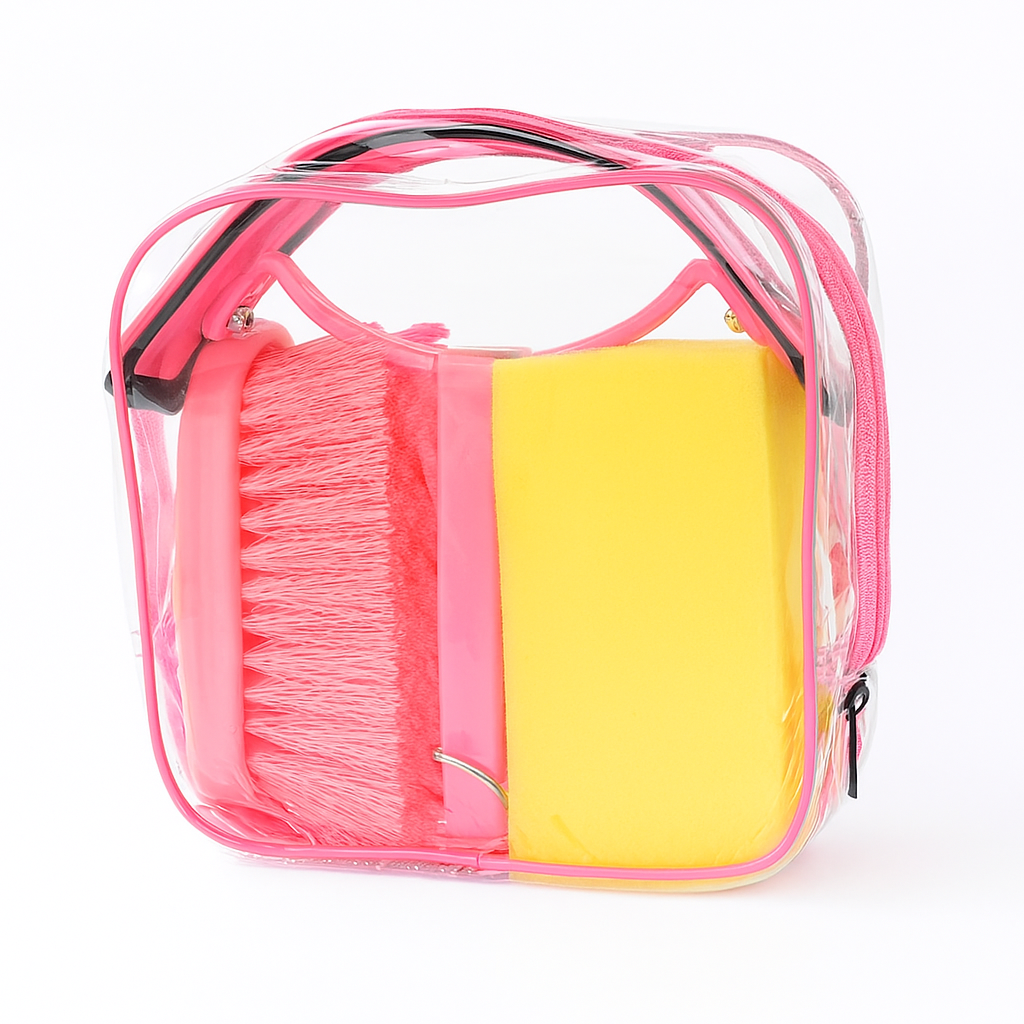 HB Poetsset 8 delig - Roze