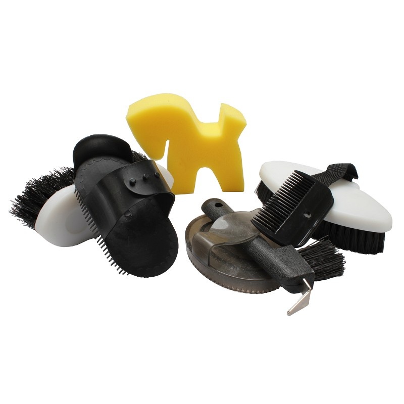 Red Horse Grooming Kit 8 delig - Blauw