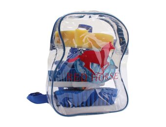 Red Horse Grooming Kit 8 delig - Blauw