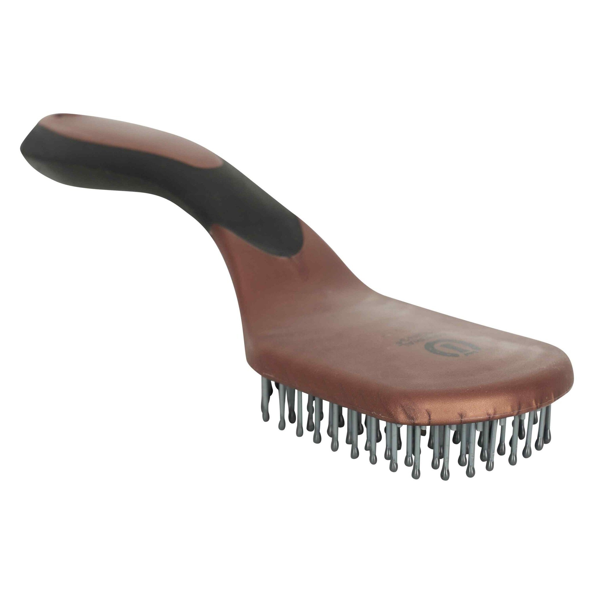 Imperial Riding Staart & Manenborstel Boomerang - Ballerina Metallic