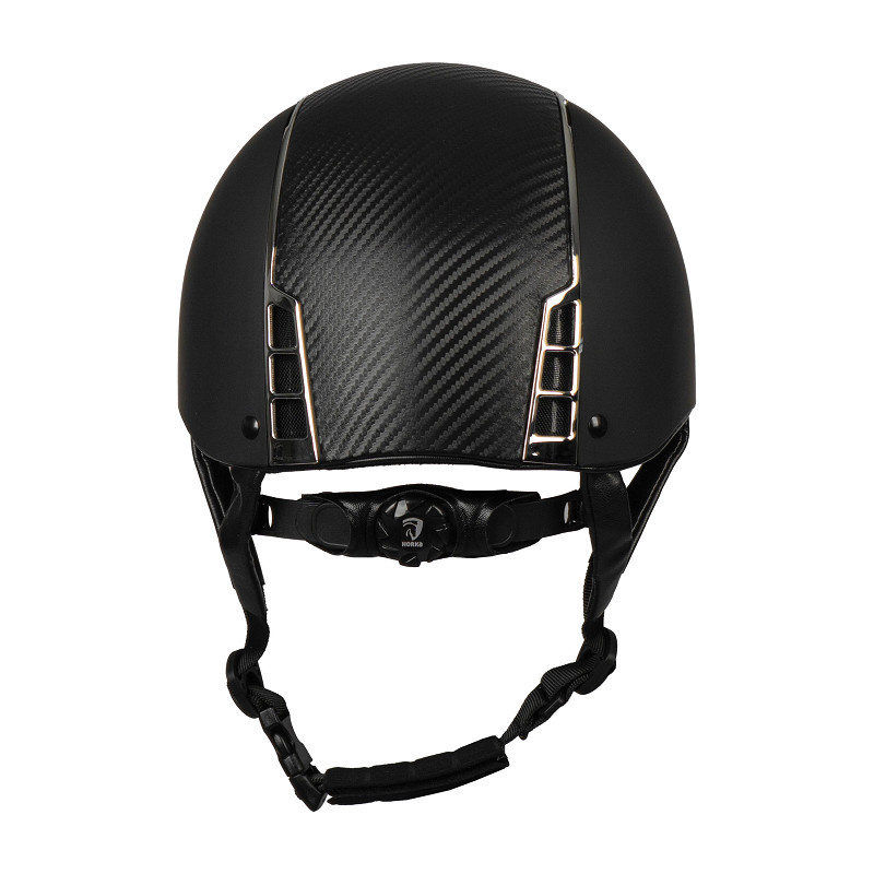 Horka Veiligheidshelm Sparrow - Zwart / Zilver Carbon