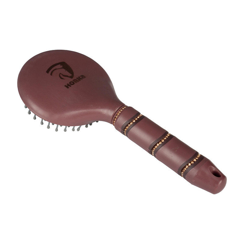 Horka Staart en Manen Borstel Diamant - Deep Ruby