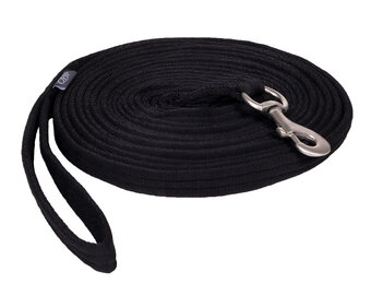 QHP Longeerlijn 8 meter - Zwart