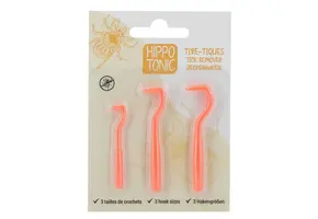 Hippo Tonic Tekenverwijderaar – Veilige en effectieve tekenverwijderaar - Set van 3 stuks