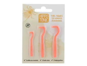 Hippo Tonic Tekenverwijderaar – Veilige en effectieve tekenverwijderaar - Set van 3 stuks
