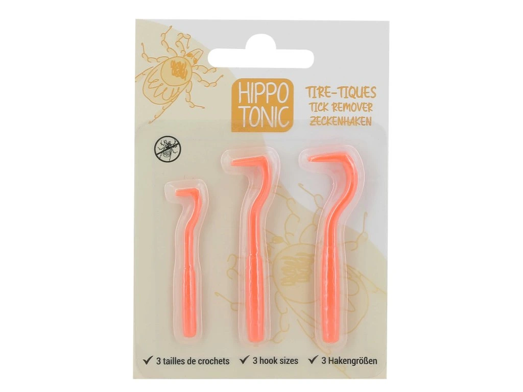 Hippo Tonic Tekenverwijderaar – Veilige en effectieve tekenverwijderaar - Set van 3 stuks