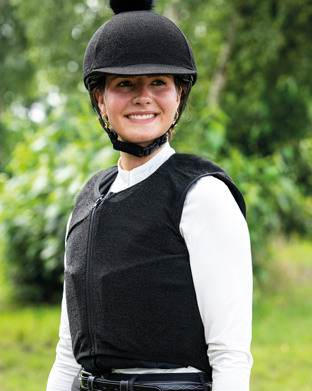 QHP Bodyprotector cover Glitter - Zwart