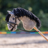 QHP Hoofdstel Sunset Hobby Horse - Zwart