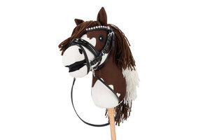 QHP Hoofdstel Sunset Hobby Horse - Zwart