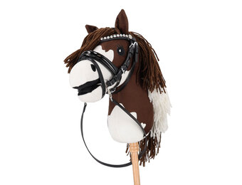 QHP Hoofdstel Sunset Hobby Horse - Zwart
