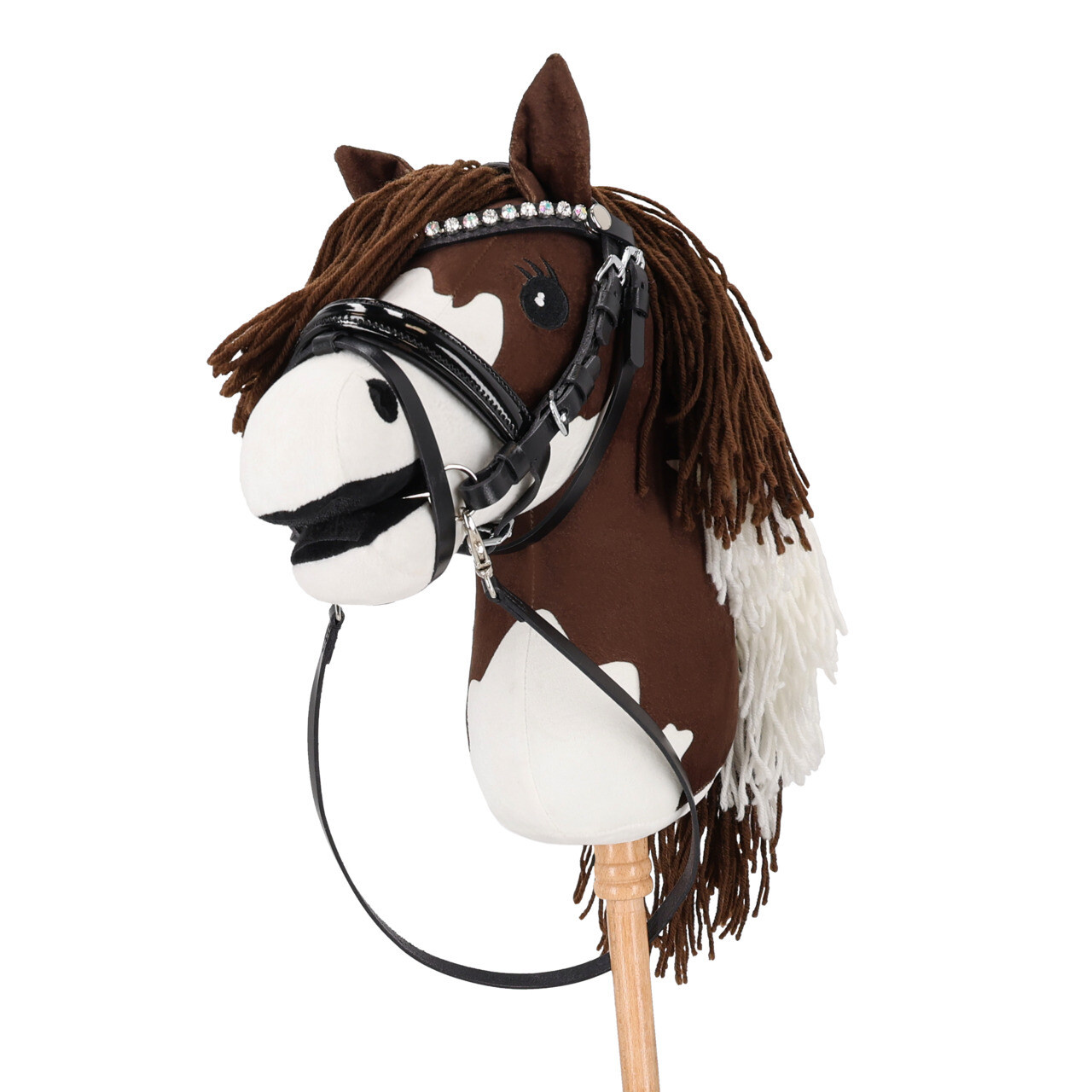 QHP Hoofdstel Sunset Hobby Horse - Zwart