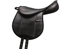 Norton Rexine Junior Educatief Zadel - One size - Zwart