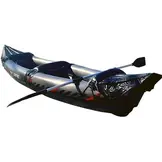 Pure2improve Kajak opblaasbaar - 2 persoons - Zwart