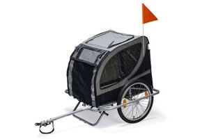 Karlie Doggy Liner Paris - Fietskar Hond - Zwart grijs - 148x90x88 cm