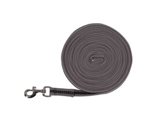 QHP Longeerlijn Collection - 8 meter - Grey Reflective