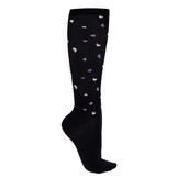 QHP Kniekous Lize (set van 2) - Zwart / Violet