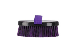 QHP Zachte borstel Lize - Zwart / Violet