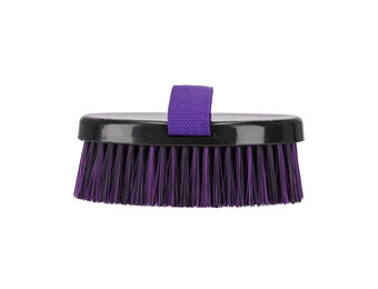 QHP Zachte borstel Lize - Zwart / Violet