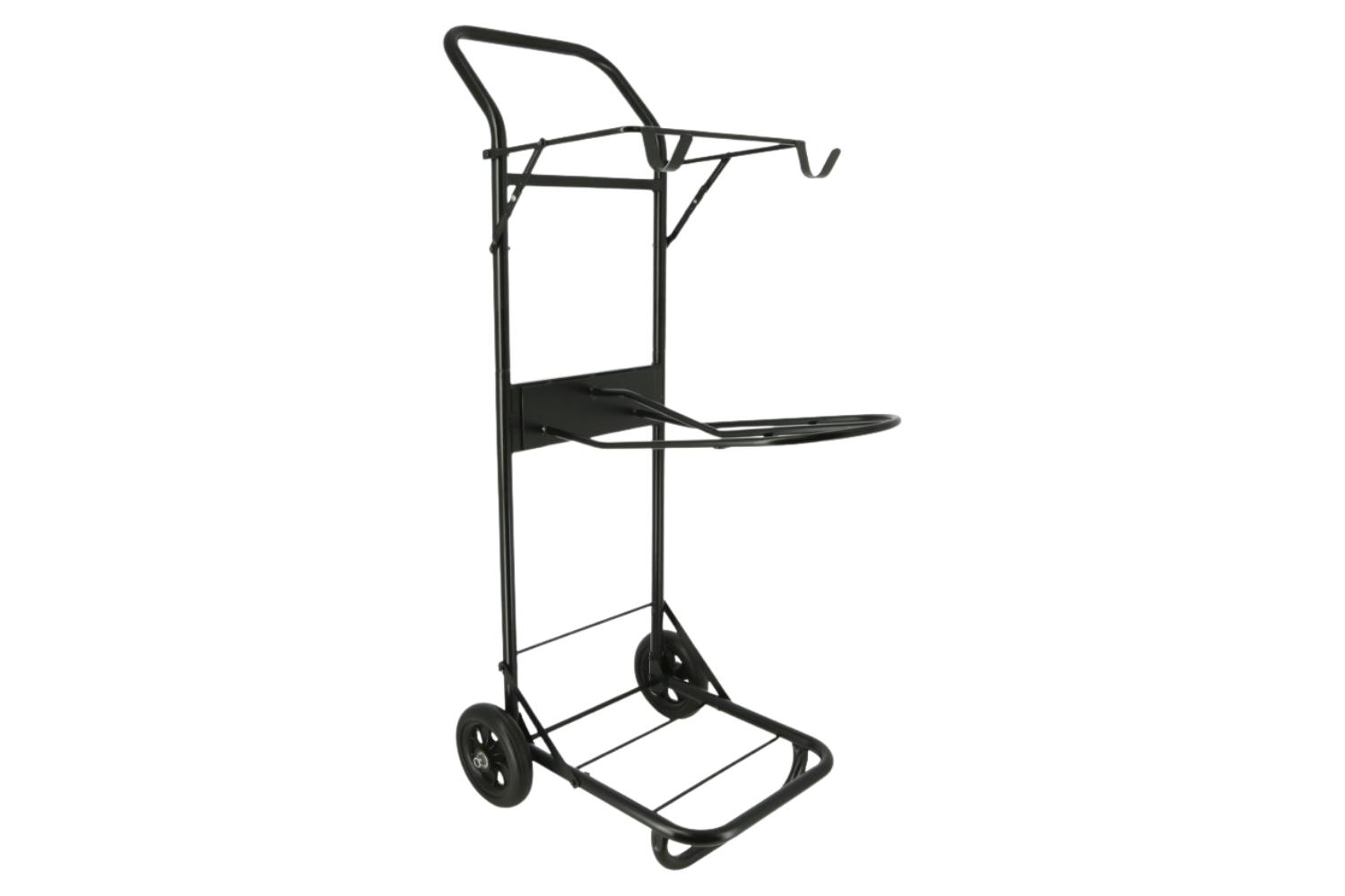 Hippo Tonic Zadelkar -Trolly - Zwart - L 60 x B 38 x H 127 cm