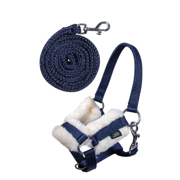 HKM Hobby Horse Halsterset - Navy Blue Star