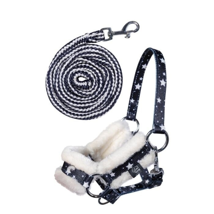 HKM Hobby Horse Halsterset - Navy