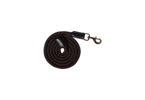 HKM Halstertouw -Rosegold Glamour- Style karabijnhaak - Bruin