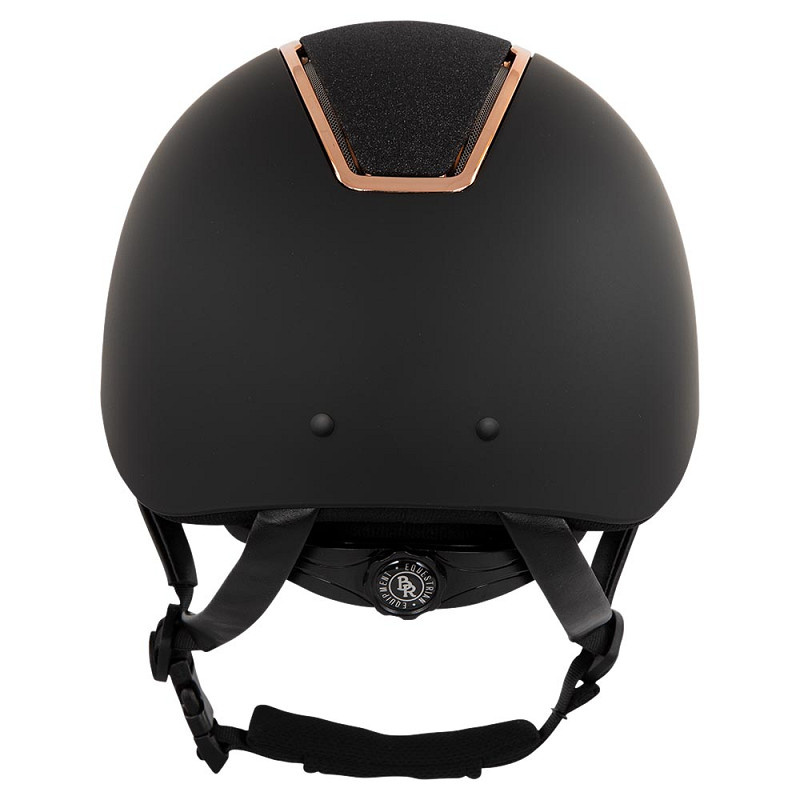 BR Rijhelm Omega Painted Glitter- Zwart / Rose - M - 55/57
