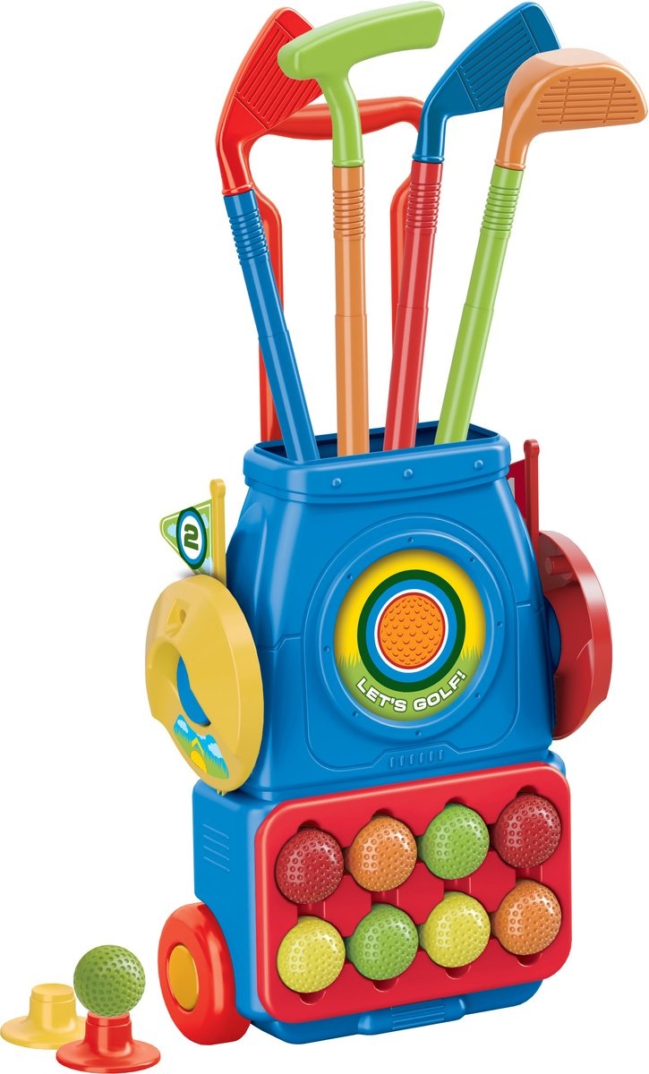 Pure4Fun - Speelgoedset - Groot kindergolfset - 4x Golfclubs