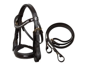 Imperial Riding Hobby Horse Stang & Trens hoofdstel Grand Prix - Bruin