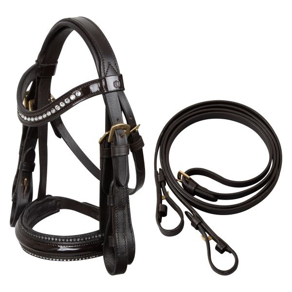 Imperial Riding Hobby Horse Stang & Trens hoofdstel Grand Prix - Bruin