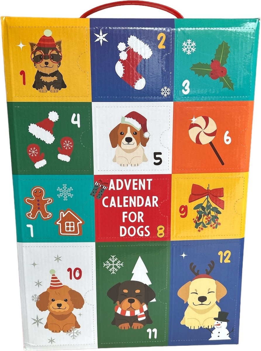 Relaxpets - Honden kerst cadeau - Kerst 2025 - 12 unieke speeltjes voor de hon