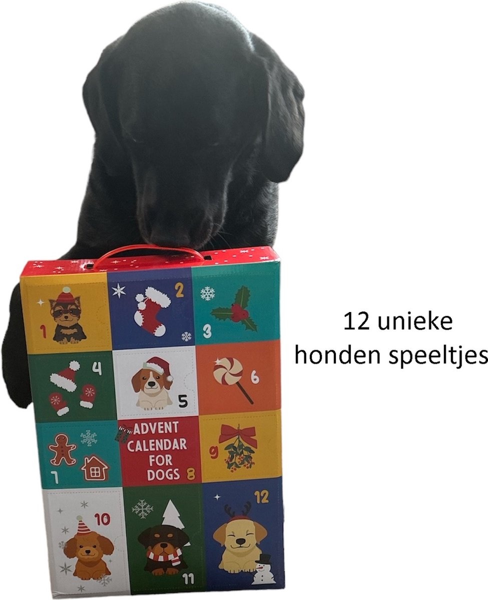 Relaxpets - Honden kerst cadeau - Kerst 2025 - 12 unieke speeltjes voor de hon