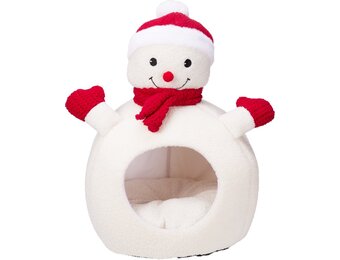 Relaxpets - Kattenmand - Hondenmand - Kerst - Sneeuwpop - Trend 2025