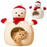 Relaxpets - Kattenmand - Hondenmand - Kerst - Sneeuwpop - Trend 2025