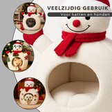 Relaxpets - Kattenmand - Hondenmand - Kerst - Sneeuwpop - Trend 2025