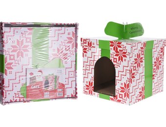 Relaxpets - Kattenhuis - Kerst - Karton - Uniek model - Trend 2025