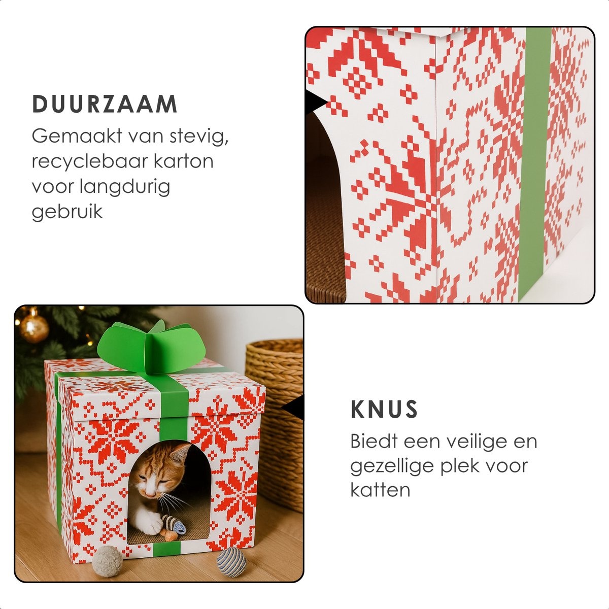 Cats Collection Kersthuis Karton