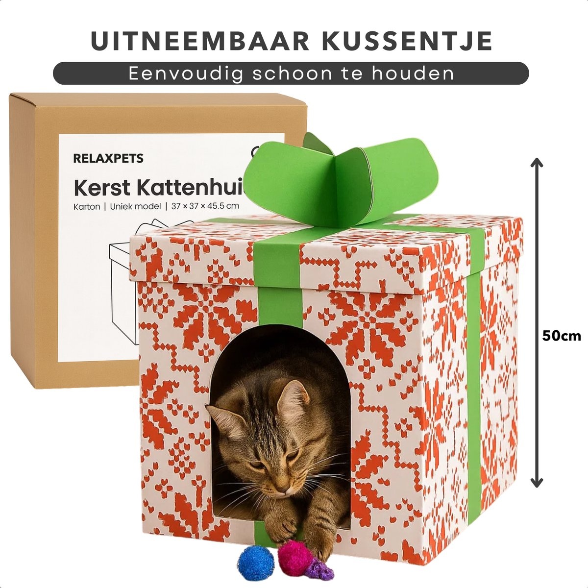 Cats Collection Kersthuis Karton
