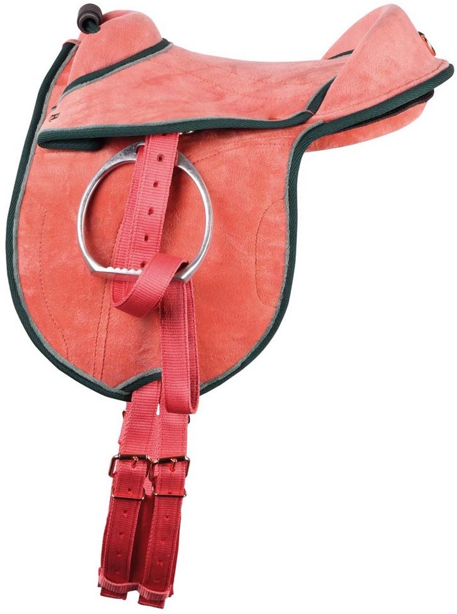 Harry’s Horse LouLou25 Kinderzadel Roze – Shetlander – Inclusief Stijgbeugels, Singel en Rieme