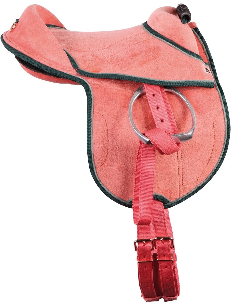 Harry’s Horse LouLou25 Kinderzadel Roze – Shetlander – Inclusief Stijgbeugels, Singel en Rieme